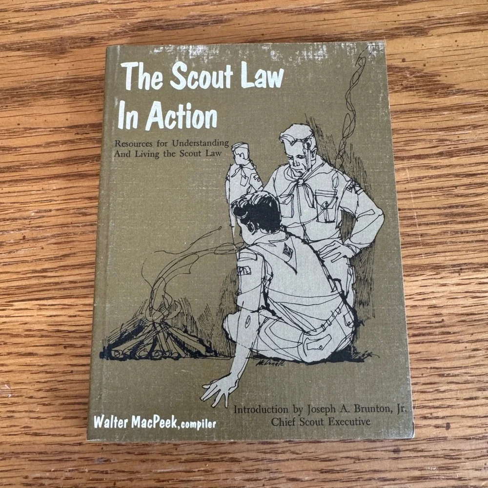 The Scout Law In Action Walter MacPeek 1966 Abingdon Press BSA Vintage Paperback